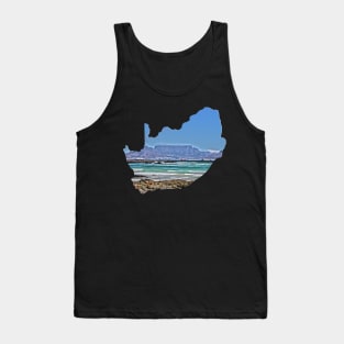 Iconic Table Mountain of South Africa Tank Top